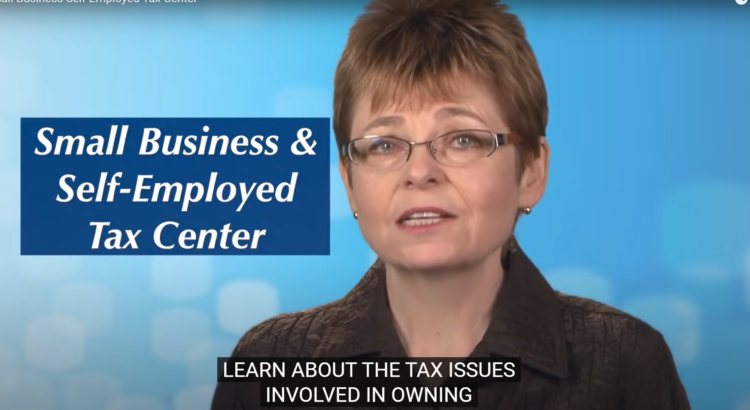 IRS small business ad self employed tax center