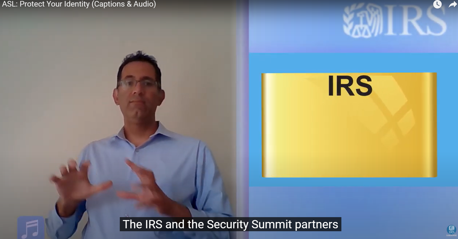 Help the IRS protect your identity.