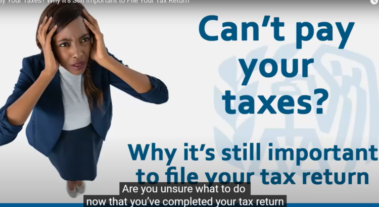 If you owe taxes but can’t pay, be sure to file a tax return on time to avoid the failure to file penalty