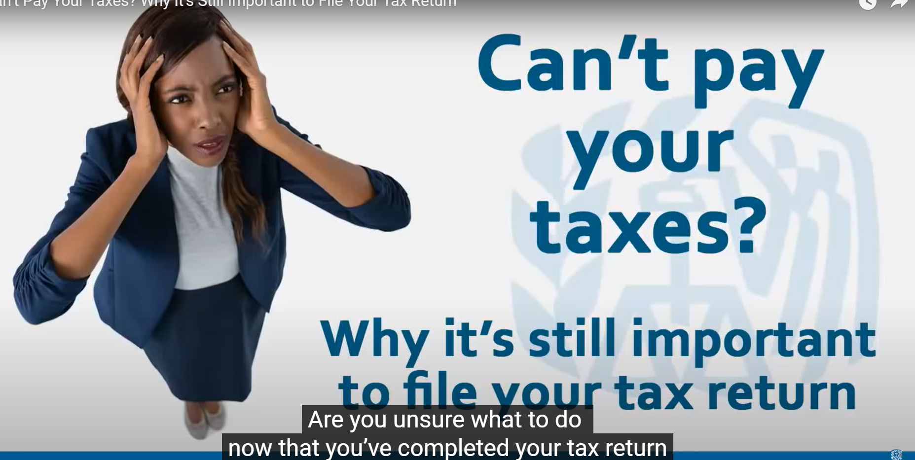 If you owe taxes but can’t pay, be sure to file a tax return on time to avoid the failure to file penalty