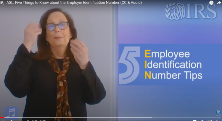 Here are a few tips for small businesses, trusts, estates, charities and others about the Employer Identification Number or EIN.